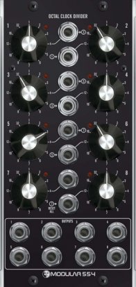 MU Module 554 Octal Clock Divider from Moon Modular