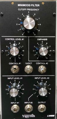 MU Module Minimoog VCF from YuSynth