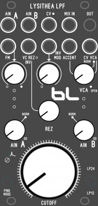 Eurorack Module BLM LYSITHEA LPF from Blue Lantern Modules