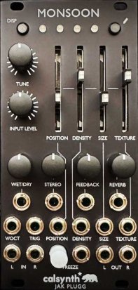 Eurorack Module Monsoon - Matte Black Aluminum from CalSynth