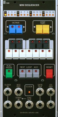 MU Module Mini Sequencer – Model 1650 from Synthetic Sound Labs