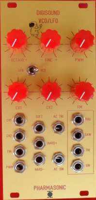 Eurorack Module Digisound VCO/LFO from Pharmasonic