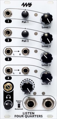 Eurorack Module Listen Four 1/4 from 4ms Company