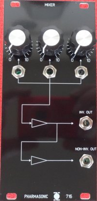 Eurorack Module SYS-700 Mixer 716 from Pharmasonic