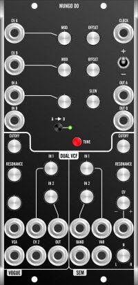 MU Module Mungo D0 + Rogue VCF + SEM VCF from Resynthesis