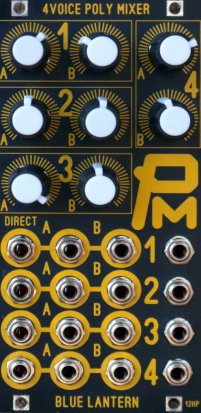 Eurorack Module Poly Mix from Blue Lantern Modules