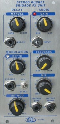 Eurorack Module CHD Elektroservis - Stereo Bucket Brigade FX Unit from Other/unknown