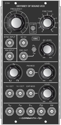 MU Module C104 Odyssey of Sound VCO from Corsynth