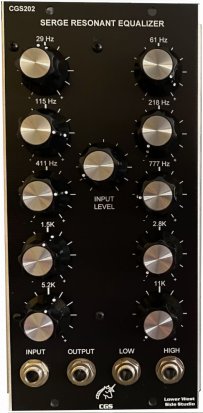 MU Module CGS202 Serge Resonant Equalizer (2U) from CGS