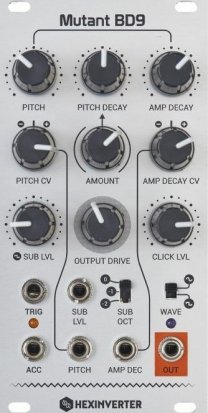 Eurorack Module Mutant BD9 (original) from Hexinverter Électronique