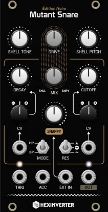 Eurorack Module Mutant Snare from Hexinverter Électronique