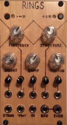 Eurorack Module Rings from Ground Grown Circuits