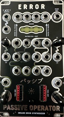 Eurorack Module Passive Operator from Error Instruments
