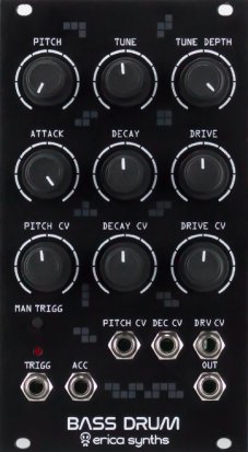 Eurorack Module Bass Drum from Erica Synths