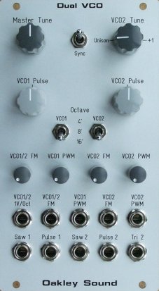 Eurorack Module Dual VCO from Oakley