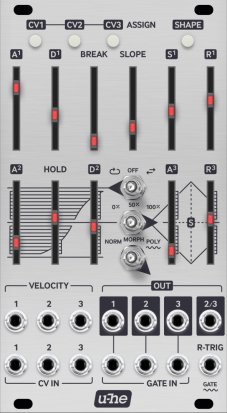 Eurorack Module Envelope Prototype from u-he