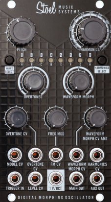 Eurorack Module Digital Morphing Oscillator, Dark Mode from Stoel Music Systems