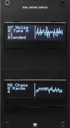 Eurorack Module Dual Disting Display from Motley Modular