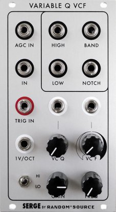 Eurorack Module Variable Q VCF Serge modular from Random*Source