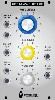 Eurorack Module Post-Lawsuit Lowpass Filter from STG Soundlabs