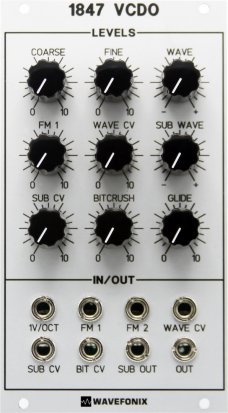 Eurorack Module 1847 Wavetable VCDO from Wavefonix