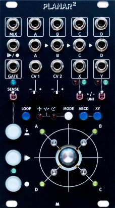 Eurorack Module Planar 2 - Black Panel from Mörk Modules