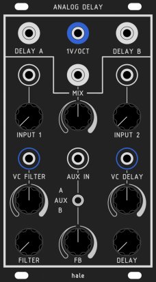 Eurorack Module Analog Delay from hale