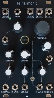 Eurorack Module Telharmonic - Black Panel from Mörk Modules