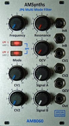 Eurorack Module AM8060SE JP6 Multi-Mode VCF from AMSynths