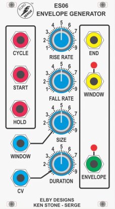 Eurorack Module ES06 - Envelope Generator from Elby Designs