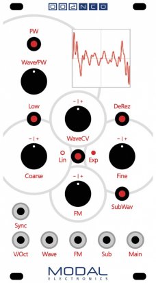 Eurorack Module 002 Numerically Controlled Oscillator from Modal Electronics