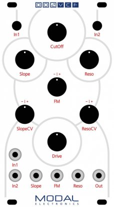 Eurorack Module 002 Voltage Controlled Filter from Modal Electronics