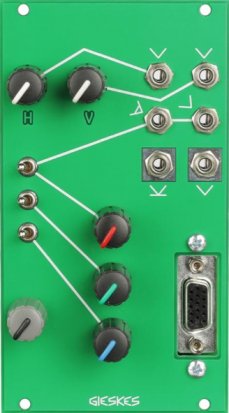 Eurorack Module Oscillatoscope2e from Gieskes