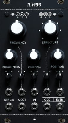 Eurorack Module Rings (Mork Panel) from Mutable instruments
