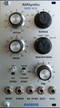 Eurorack Module AM8008 SH05 VCO from AMSynths