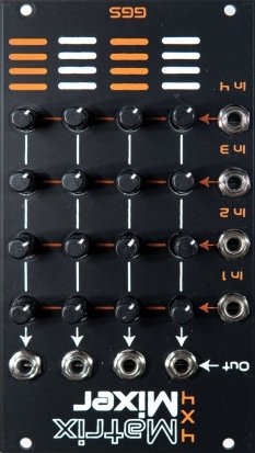 Eurorack Module 4x4 Matrix Mixer from Guru Gara Synth