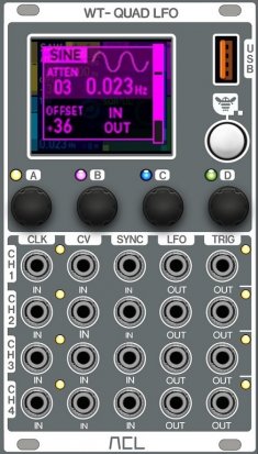 Eurorack Module WT-QUAD LFO from ACL