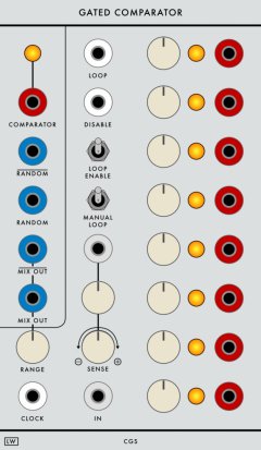 Serge Module Gated Comparator from Loudest Warning