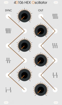 Eurorack Module 40106 HEX Oscillator from Other/unknown