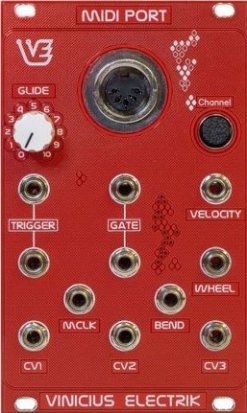 Eurorack Module MIDI Port from Vinicius Electrik