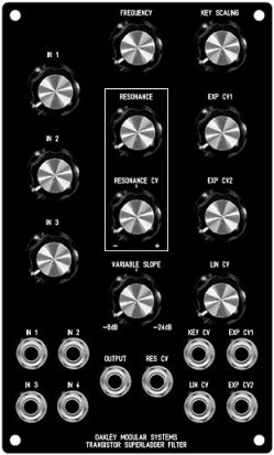 MOTM Module Transistor Superladder VCF from Oakley