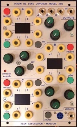 Buchla Module 287e Jardin de Sons Concrets from Keen Association