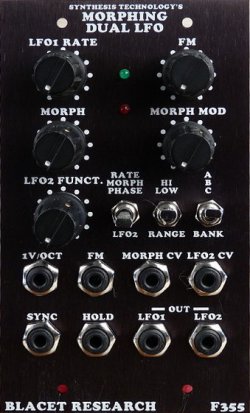 Frac Module F355 Morphing Dual LFO from Blacet