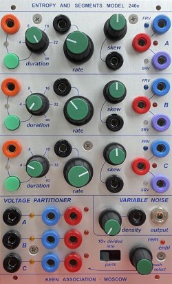 Buchla Module Entropy And Segments Model 240e from Keen Association