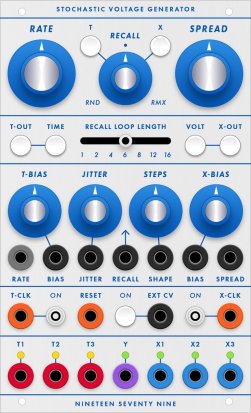 Buchla Module Stochastic Voltage Generator (SVG) from 1979