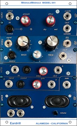 Buchla Module ModuleModule Frame w/ JRB Modules from EarDrill