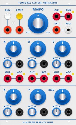 Buchla Module Temporal Pattern Generator (TPG) from 1979