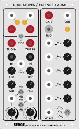 Serge Module SERGE SLOPES (DTG) / EXTENDED ADSR from Random*Source