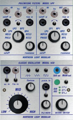 Buchla Module hPF + hCO from Northern Light Modular