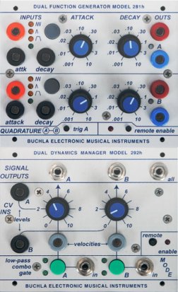 Buchla Module 281h & 292h from Buchla